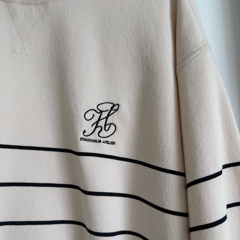 H&M Sweatshirt Relaxed-fit crewneck Large Boxy - Picture 4 of 8
